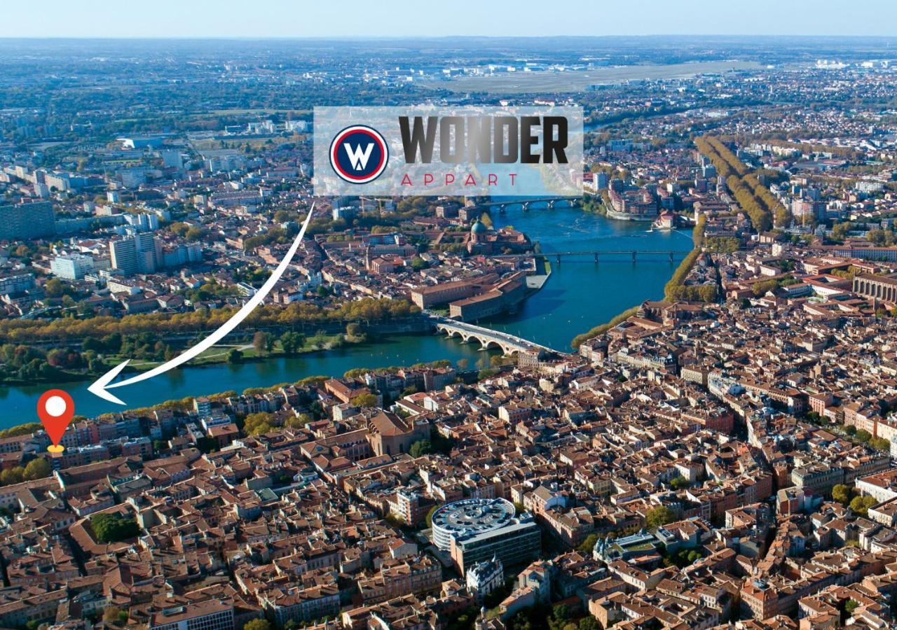 טולוז Wonder Appart' 402 - Vue Sur Garonne מראה חיצוני תמונה